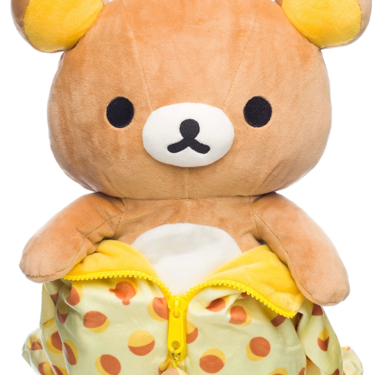 🌰 Rilakkuma San-X Original Castella Cake Pattern Sleeping Bag Plush