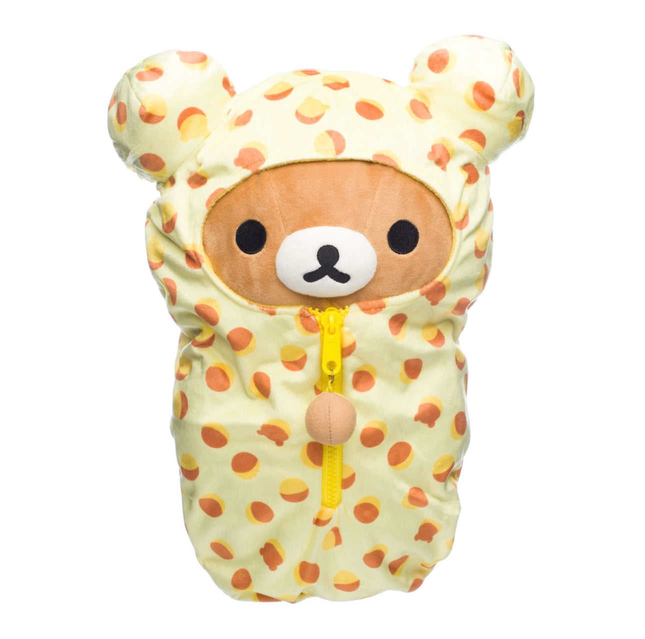 🌰 Rilakkuma San-X Original Castella Cake Pattern Sleeping Bag Plush