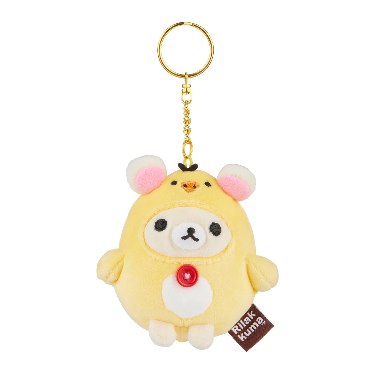 Korilakkuma Kiiroitori Kigurumi Keychain