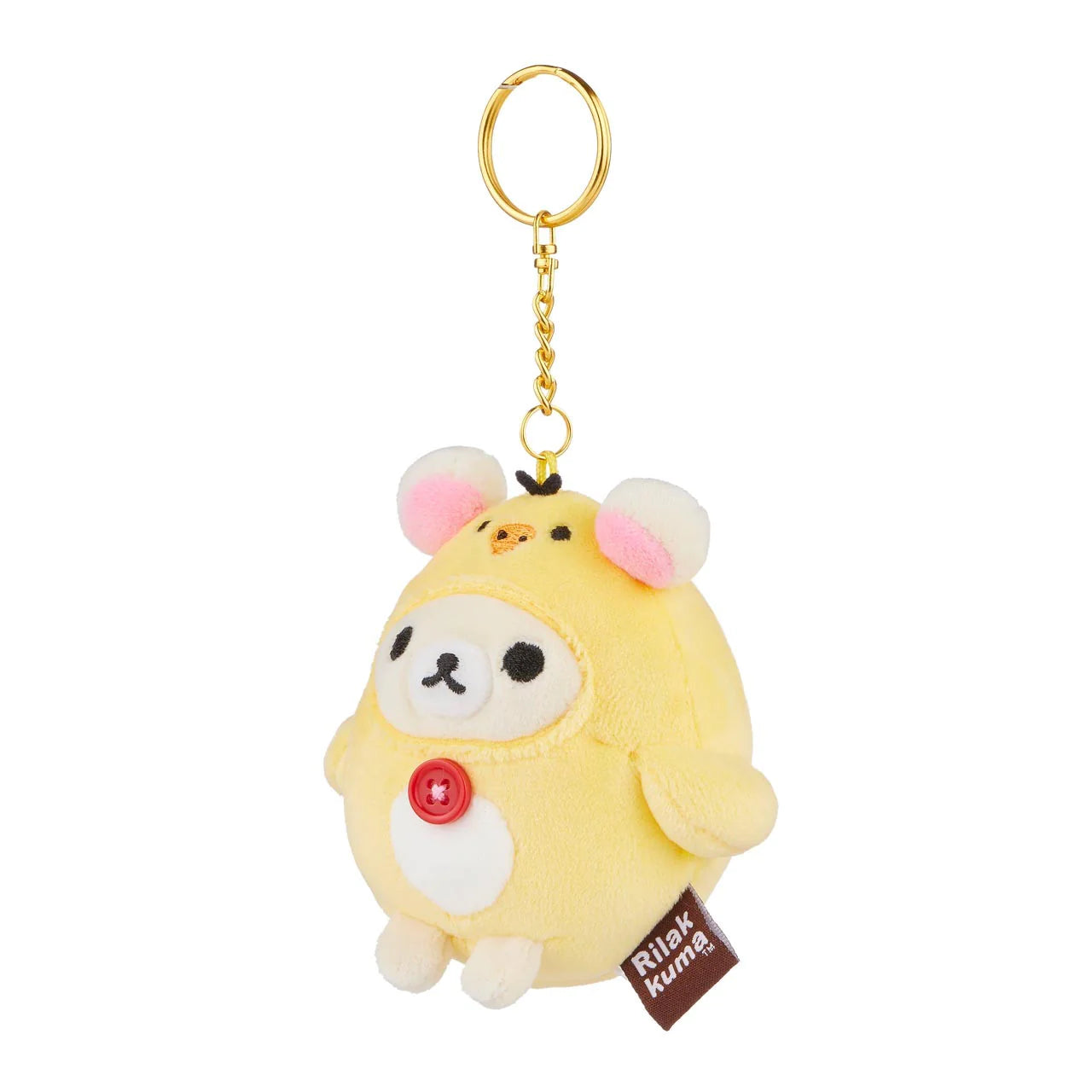 Korilakkuma Kiiroitori Kigurumi Keychain