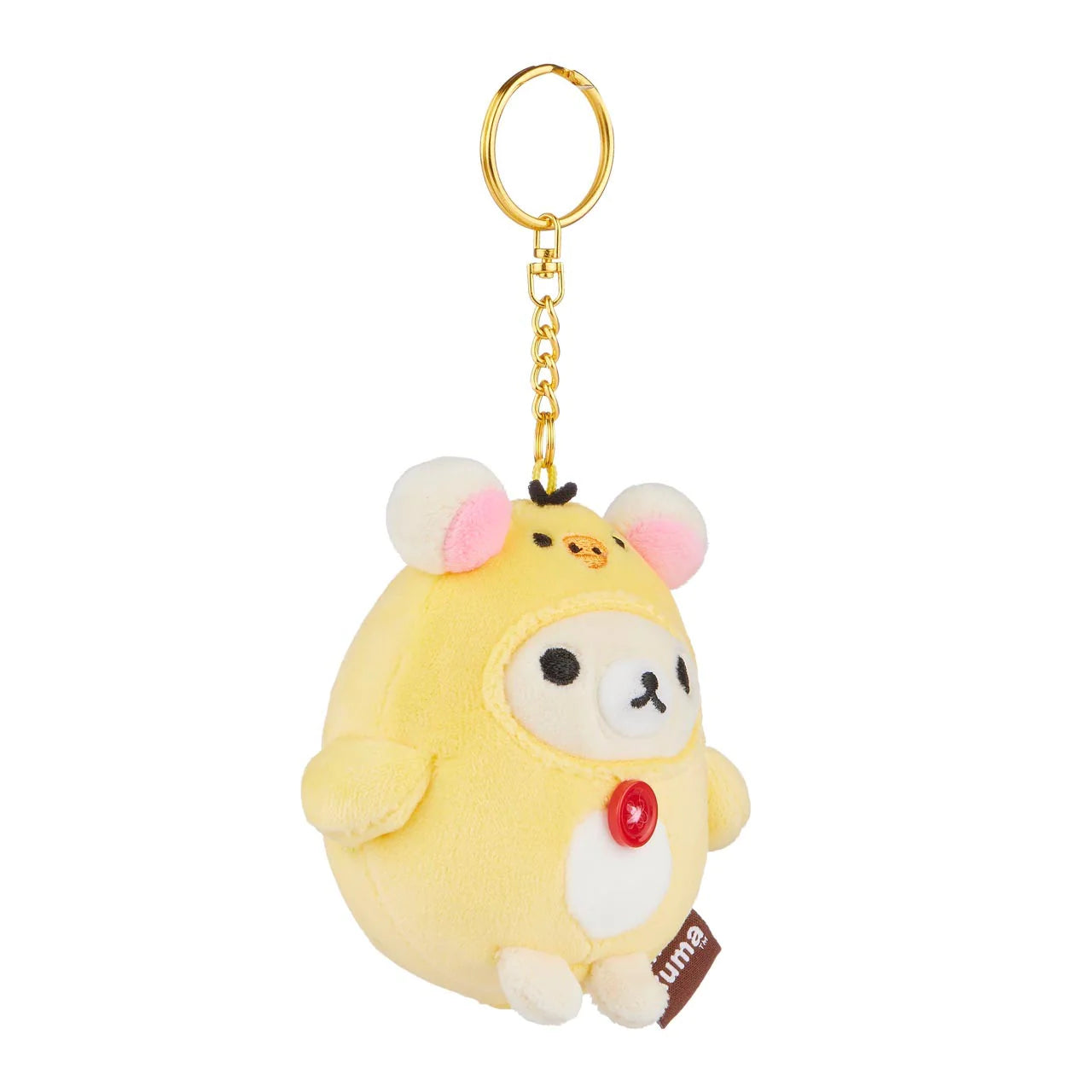 Korilakkuma Kiiroitori Kigurumi Keychain