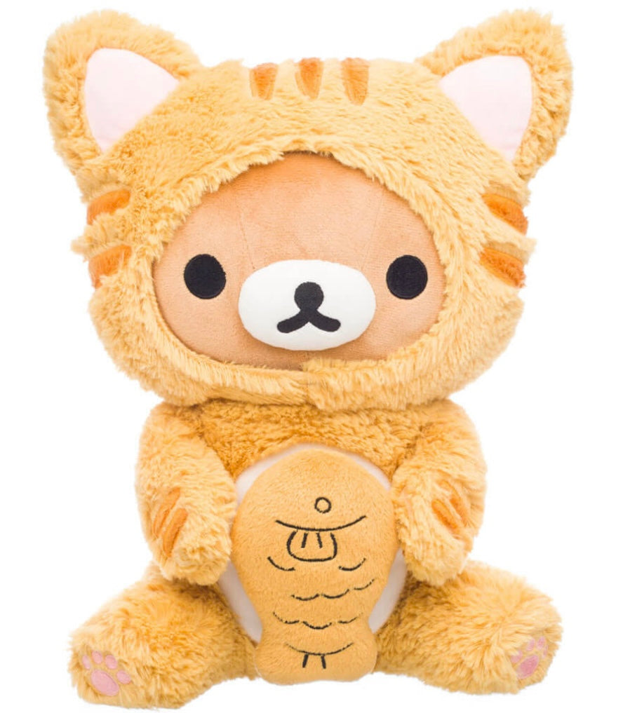 🐯 Rilakkuma San-X Original as Tiger Eating Fish Plush