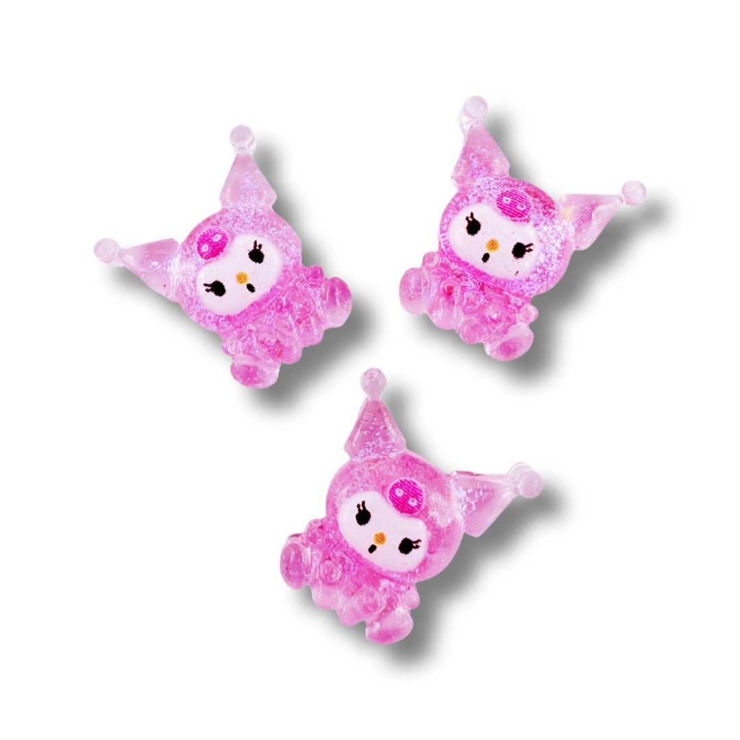 Kuromi Nail Charms - Pink